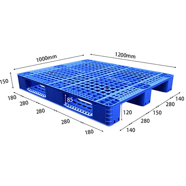 1210-2網(wǎng)格川字塑料托盤(pán)（重型）