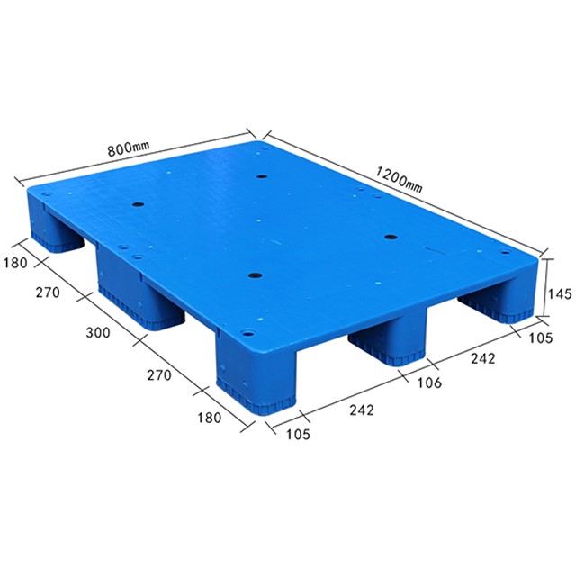 1208平板九腳塑料托盤(pán)（拼接）