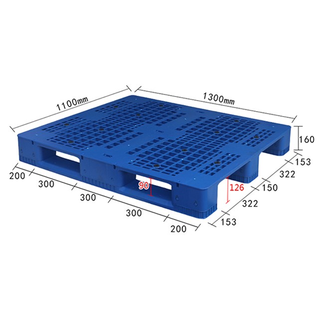 1311-16cm網(wǎng)格川字組裝款塑料托盤(pán)