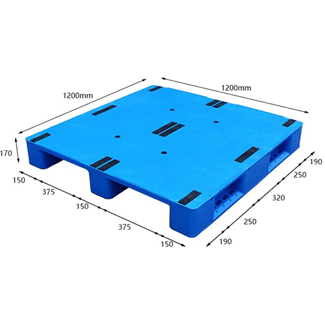1212平板川字塑料貨物托盤(pán)